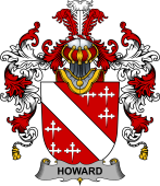 Irish Family Coat of Arms (v.25b) Howard
