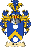 English Coat of Arms (v.23) for the family Oates II