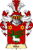 French Family Coat of Arms (v.23) for Allet
