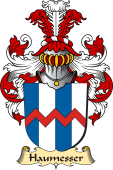 v.23 Coat of Family Arms from Germany for Haumesser