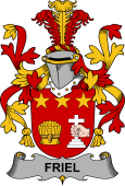 Irish Coat of Arms for Friel or O'Friel