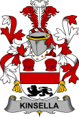 Irish Coat of Arms for Kinsella or Kinsellagh