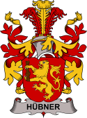 Coat of arms used by the Danish family Hübner