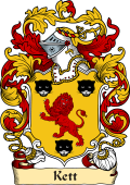 English or Welsh Family Coat of Arms (v.23) for Kett (Suffolk)