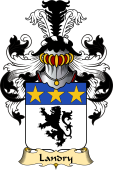 French Family Coat of Arms (v.23) for Landry
