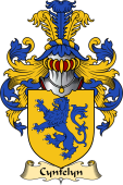 Welsh Family Coat of Arms (v.23) for Cynfelyn (AP DOLFFIN)