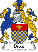 English Coat of Arms for the family Drax
