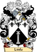 English or Welsh Family Coat of Arms (v.23) for Little