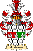 Irish Family Coat of Arms (v.23) for Atkinson
