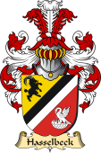 v.23 Coat of Family Arms from Germany for Hasselbeck