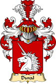 French Family Coat of Arms (v.23) for Duval II