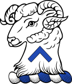 Family crest from Ireland for Ram (Wexford)