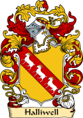 English or Welsh Family Coat of Arms (v.23) for Halliwell (Lancaster)