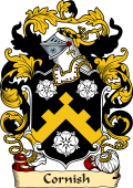 English or Welsh Family Coat of Arms (v.23) for Cornish (Sharenbroke, Bedfordshire)
