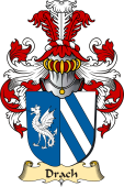 v.23 Coat of Family Arms from Germany for Drach