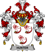 Irish Family Coat of Arms (v.25b) Hunter