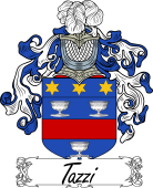 Araldica Italiana Coat of arms used by the Italian family Tazzi