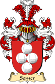 v.23 Coat of Family Arms from Germany for Semer