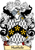 English or Welsh Family Coat of Arms (v.23) for Hatfield
