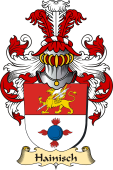 v.23 Coat of Family Arms from Germany for Hainisch