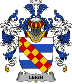 Irish Family Coat of Arms (v.25b) Leigh or McLaeghis