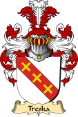 v.23 Coat of Family Arms from Germany for Treska