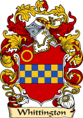 English or Welsh Family Coat of Arms (v.23) for Whittington