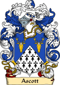 English or Welsh Family Coat of Arms (v.23) for Ascott