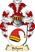 v.23 Coat of Family Arms from Germany for Beham