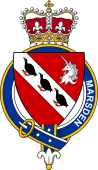 British Garter Coat of Arms for Marsden (England)