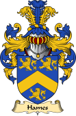 English Coat of Arms (v.23) for the family Hammes or Hames