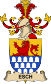Republic of Austria Coat of Arms for Esch de Langwiesen