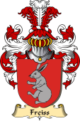 v.23 Coat of Family Arms from Germany for Freiss