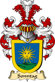 v.23 Coat of Family Arms from Germany for Sonntag