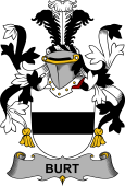 Irish Coat of Arms for Burt or Birt