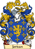 English or Welsh Family Coat of Arms (v.23) for Jordan