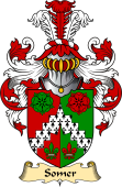 English Coat of Arms (v.23) for the family Somer