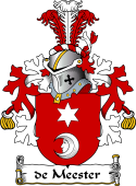 Dutch Coat of Arms for de Meester