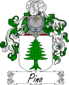 Araldica Italiana Coat of arms used by the Italian family Pino