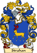 English or Welsh Family Coat of Arms (v.23) for Strahan (Kingsdown, Kent)