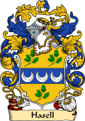 English or Welsh Family Coat of Arms (v.23) for Hasell (Dalemain, Cumberland)