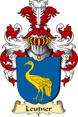 v.23 Coat of Family Arms from Germany for Leutner