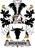 Coat of arms used by the Danish family Broersen