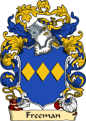 English or Welsh Family Coat of Arms (v.23) for Freeman