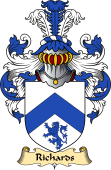 English Coat of Arms (v.23) for the family Richards II