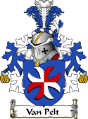 Dutch Coat of Arms for Van Pelt