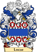 English or Welsh Family Coat of Arms (v.23) for Lucas