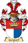 v.23 Coat of Family Arms from Germany for Gersdorf