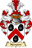 Welsh Family Coat of Arms (v.23) for Newport (Sir Richard, Shropshire, Knighted 1560)