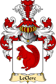 French Family Coat of Arms (v.23) for Clerc (le) I